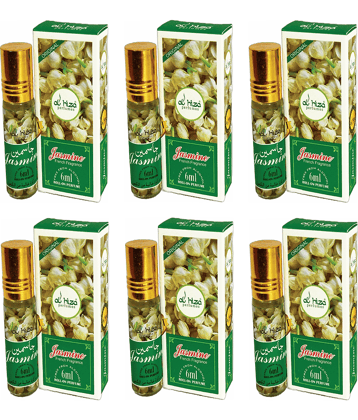 Al Hiza Jasmine Below 50ml Attar ( Pack of 6 )