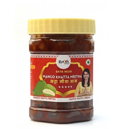Baya India Mango Khatta Meetha Pickle| Homemade Aam ka Achar | Traditional Indian Recipe | Sweet & Tangy Flavor | No Preservatives | Handcrafted with love & Natural Spices