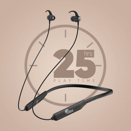 CELLECOR BS-2 Wireless Waterproof Bluetooth Earphone Neckband with Big 25 Hours Playtime