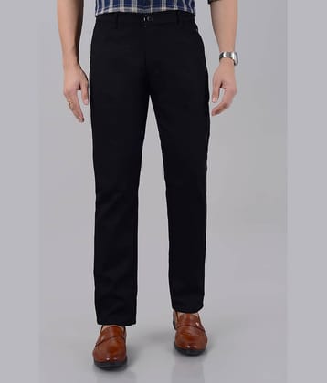 VILLAIN Slim Flat Men's Chinos - Black ( Pack of 1 )