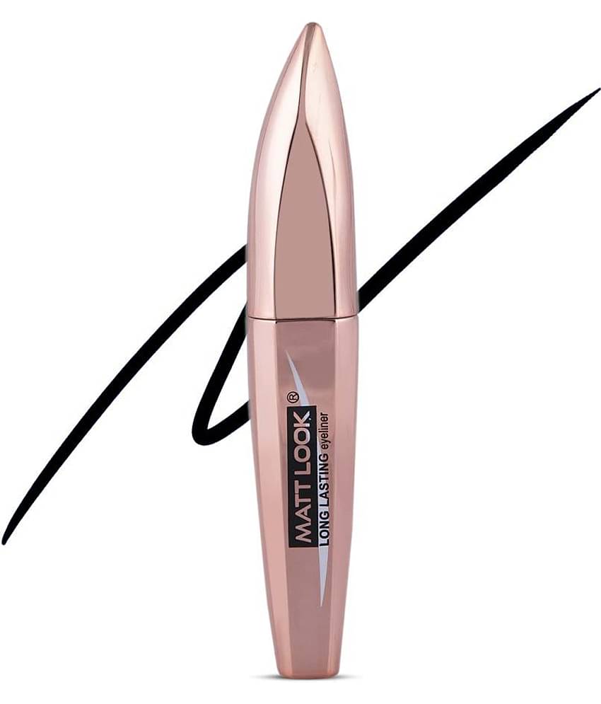 Mattlook Long Lasting & Waterproof Eyeliner, Black (8ml)