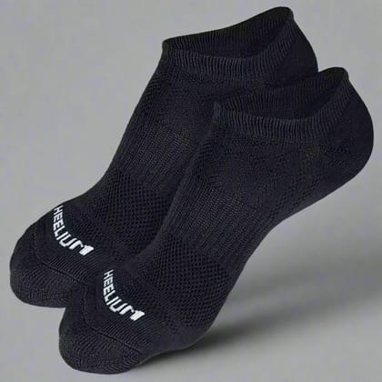 Bamboo Zero Socks for Men - 2 Pairs-Black | Black