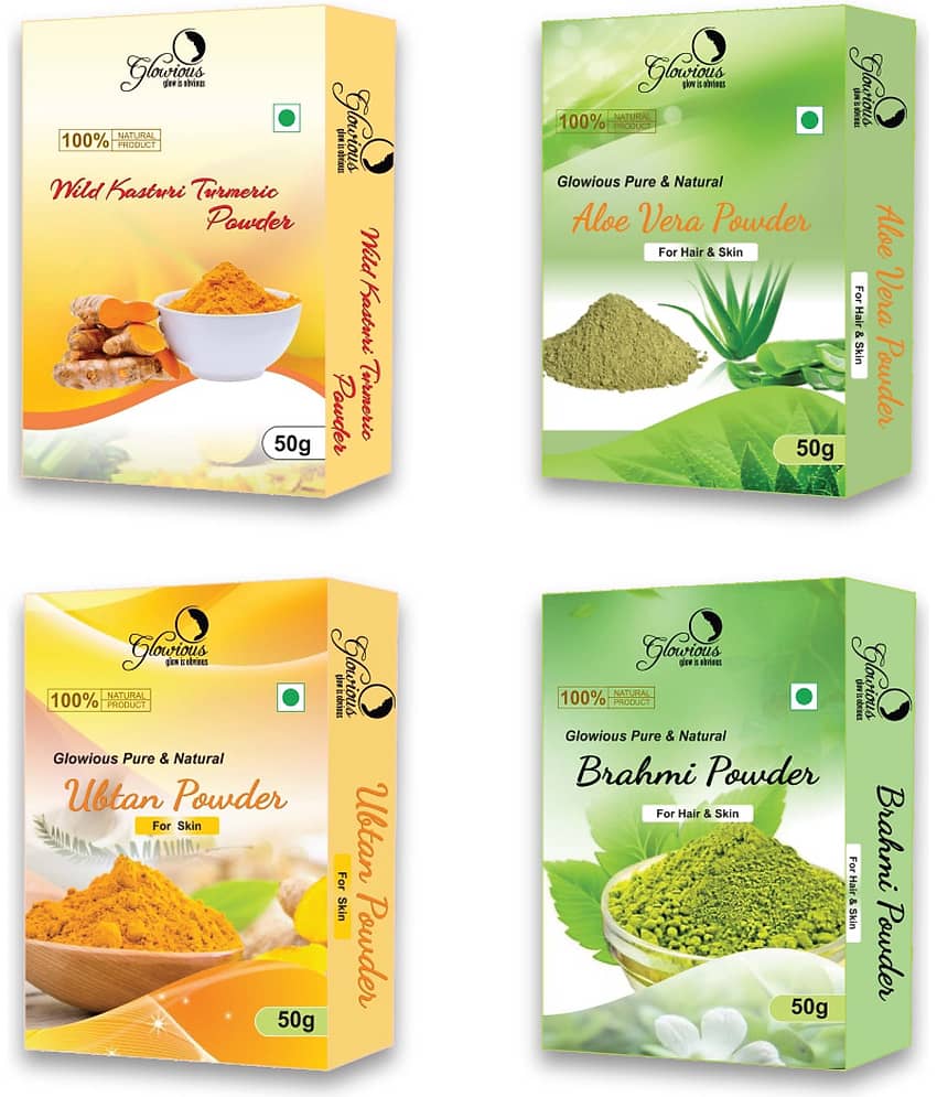 glowious - Skin Toning Face Pack for Normal Skin ( Pack of 4 )