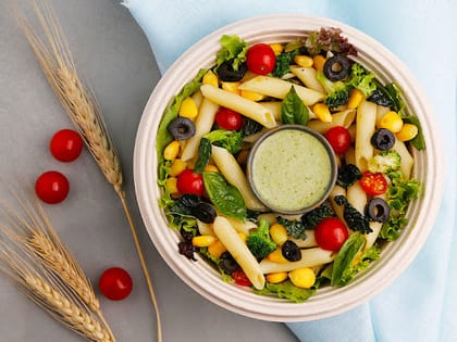 Basil Pesto Pasta Salad