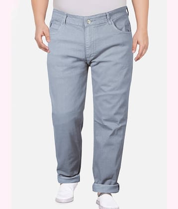 JB JUST BLACK Regular Fit Cuffed Hem Men's Jeans - Grey ( Pack of 1 )