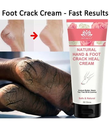 Intimify Foot Crack Cream, Cracked Skin Repair Feet Cream, Foot Cream, Dry & Cracked Feet, 50 Gms