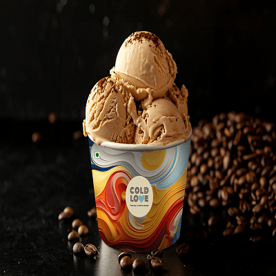 Coffee Lovers Coffee Ice Cream [1 Tub, 500 Ml]