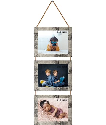 Indianara Wood Multicolour Photo Frame Sets - Pack of 1