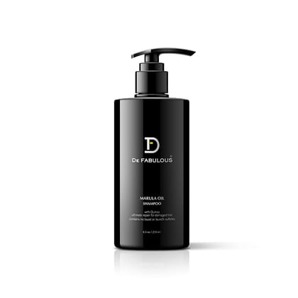 De Fabulous Marula Oil Shampoo – 250ml | Sulphate-Free | All Hair Types (250 ml (Pack of 1)) De Fabulous Marula Oil Shampoo – 250ml | Sulphate-Free | All Hair Types (250 ml (Pack of 1)) - Black / 250 ml (Pack of 1)