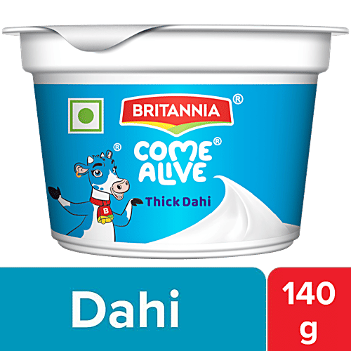 Britannia COME ALIVE Thick Dahi, 140 g Cup