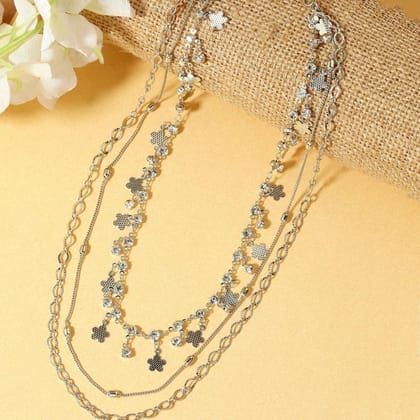 Oxidised Brass Necklace Set