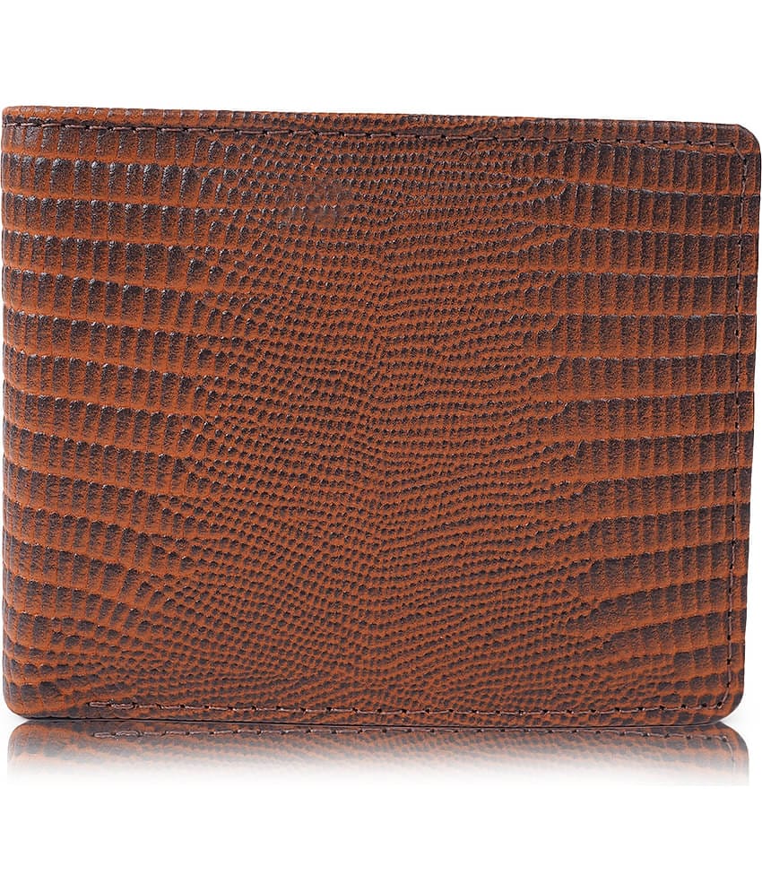 CIMONI Brown Leather Men's Two Fold Wallet ( Pack of 1 )