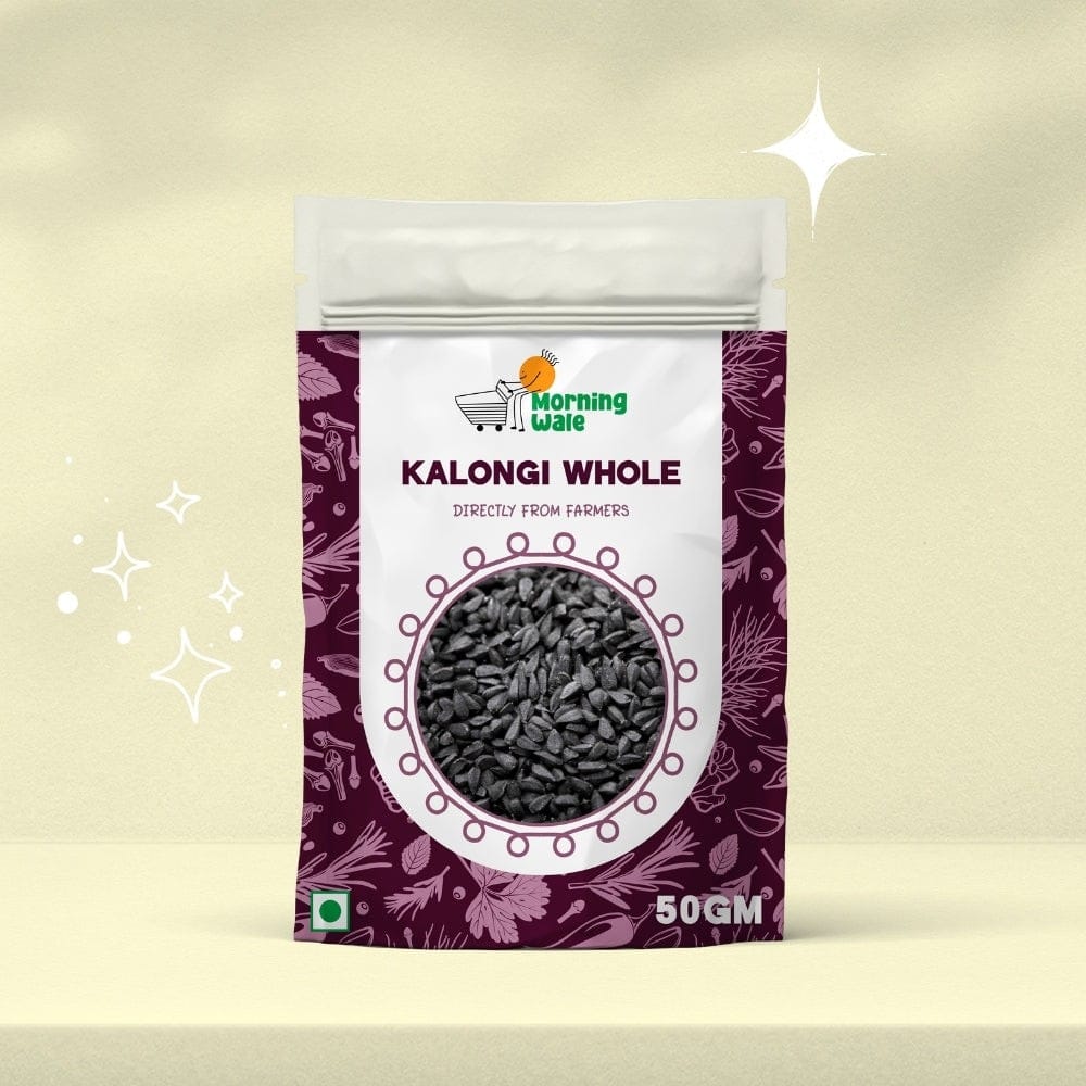 Morning Wale Whole Kalonji / Nigella Seeds (90g) | Onion Seeds | For Naan & Pickles