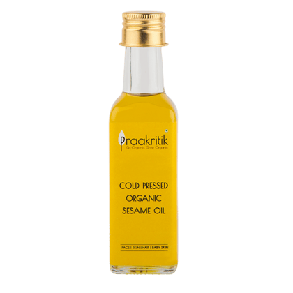 Praakritik Organic Cold Pressed Sesame Oil 100 ml Praakritik Organic Cold Pressed Sesame Oil 100 ml