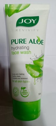 Joy revivify pure aloe hydrating face wash 50 ml