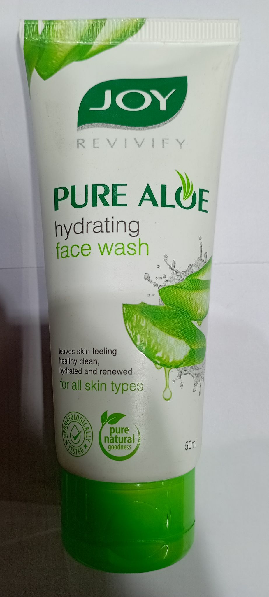 Joy revivify pure aloe hydrating face wash 50 ml