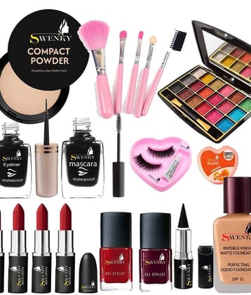 swenky makeup kit for beginners (Pack of 15)