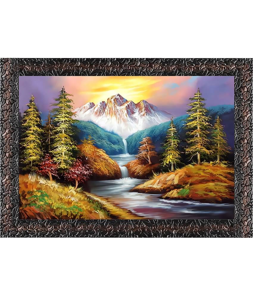 Indianara Landscape Painting With Frame