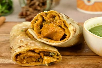 Masala Soya Chaap Roll