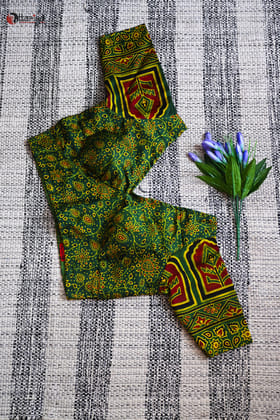 Silk Ajrakh Blouse-s