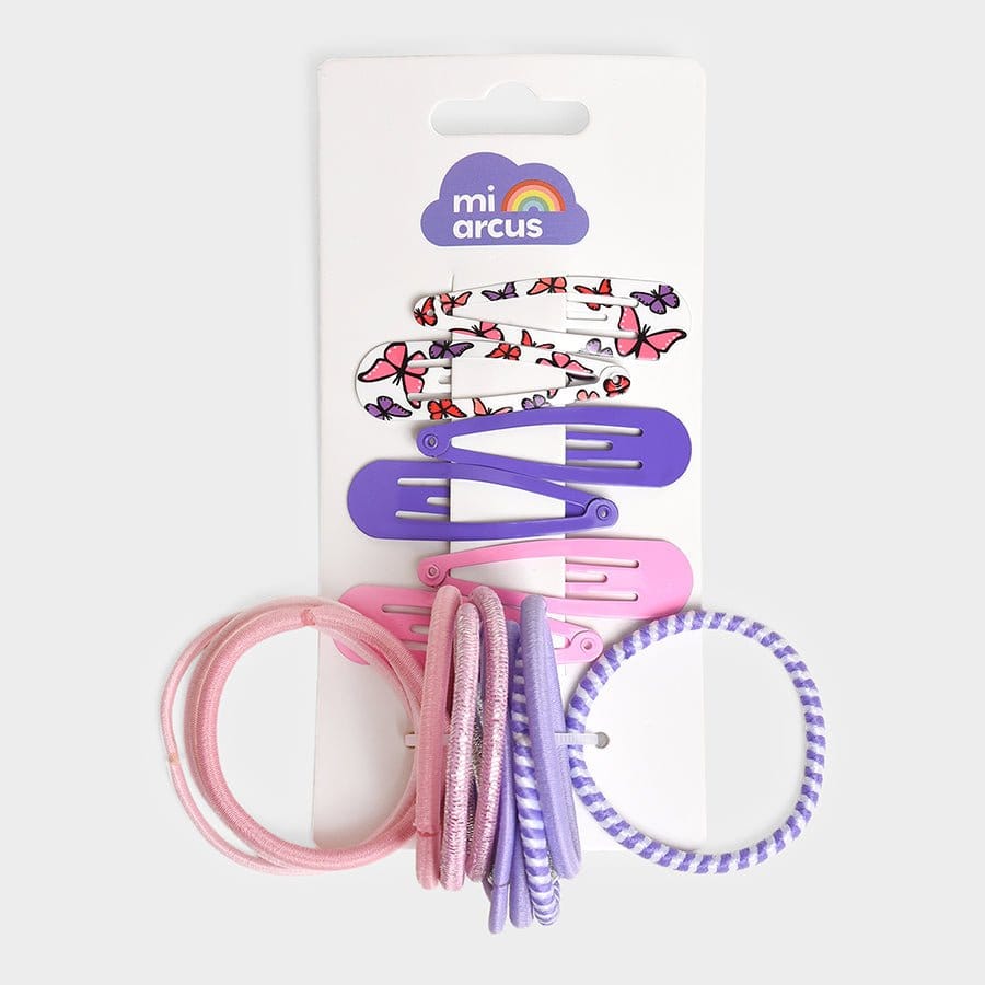Happy Summer Voilet  Hair Claws & Hair Ties-1 Y+ / Multicolor