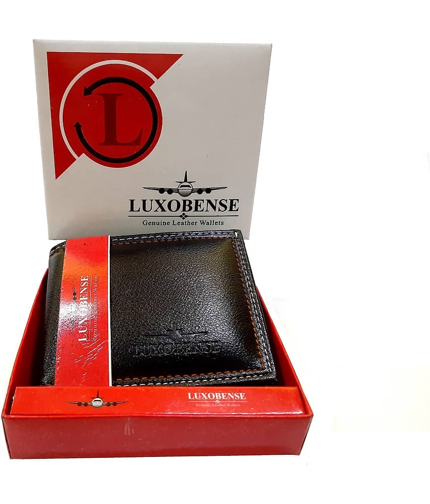 LUXOBENSE Brown PU Men's Regular Wallet ( Pack of 1 )