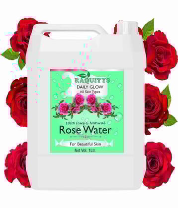 RAQUITYS Rose water face toner for glowing skin for all skin type 1000ML