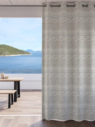 DDECOR - 100% PolyesterPlains And Textures PatternLarge Door 9 Ft|135 CM X 270 CM| - Grey