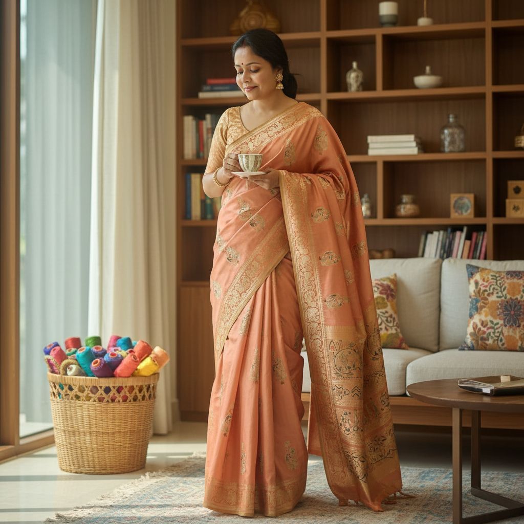 Madhubani Grace Saree - Sarees | Buy online on ZillyBuy