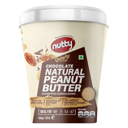 Nutty Peanut Chocolate Spread 1kg, From Roasted Peanuts, Flavored Peanut Butter Spread 1Kg  (1000 g)