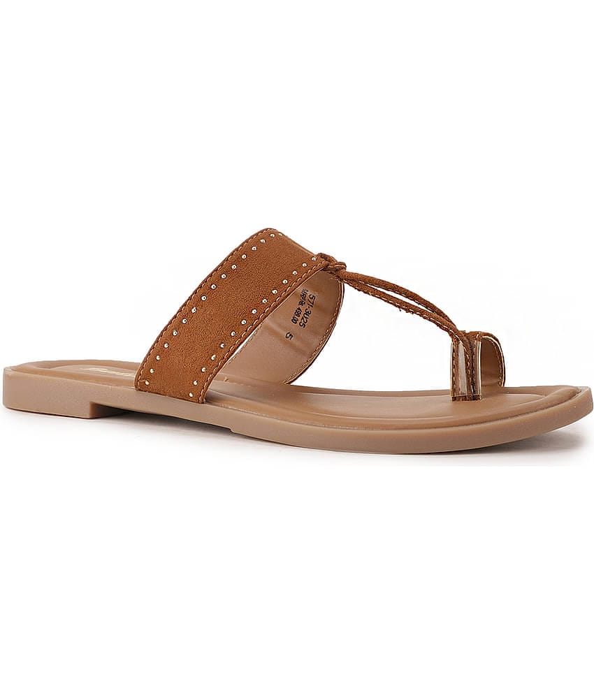 Bata Brown Women's Flats