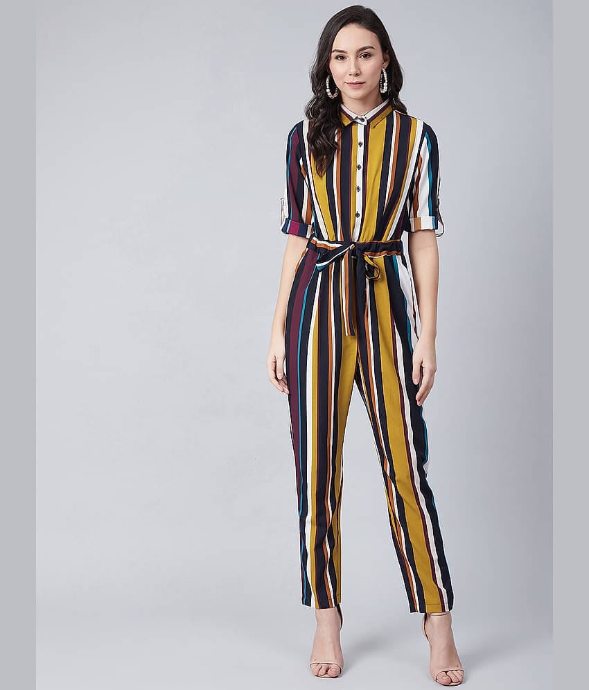 Rare - Multicolor Polyester Regular Fit Women's Jumpsuit ( Pack of 1 )