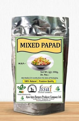 MIXED PAPAD - 200 gm