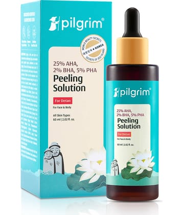 Pilgrim 25% Aha, 2% Bha, 5% Pha Peeling Solution Face Serum,60ml