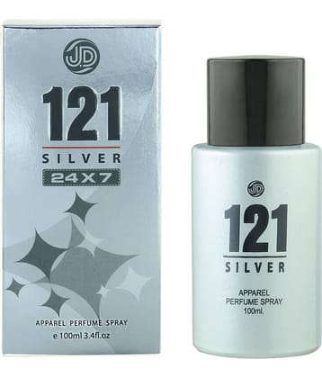 JD INTERNATIONAL 121 SILVER Apparel Perfume For Men & Women Perfume 100 ml (Pack of 1)
