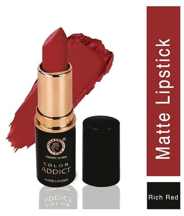Colors Queen Matte Long Stay Lipstick Rich Red 5 g