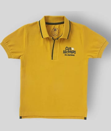 Cub Mcpaws - Yellow Cotton Blend Boy's T-Shirt ( Pack of 1 )