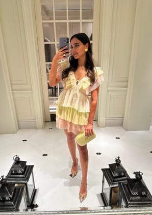 Arushi Mehra in California Primrose Dress-Multicolored / XS