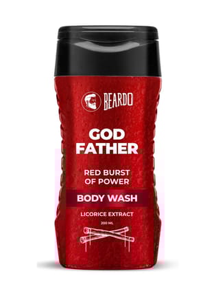 Beardo Godfather Body Wash for Men, 200ml | Powerful and Energising Bodywash for Men | Luxurious Lather and Refreshing Shower Gel | Goodness of Licorice Extract for Long Lasting Fragrance Beardo Godfather Body Wash for Men, 200ml | Powerful and Energisin
