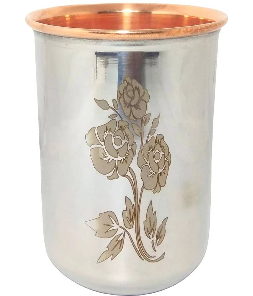 A & H ENTERPRISES - Copper Glasses 250 ml ( Pack of 1 )