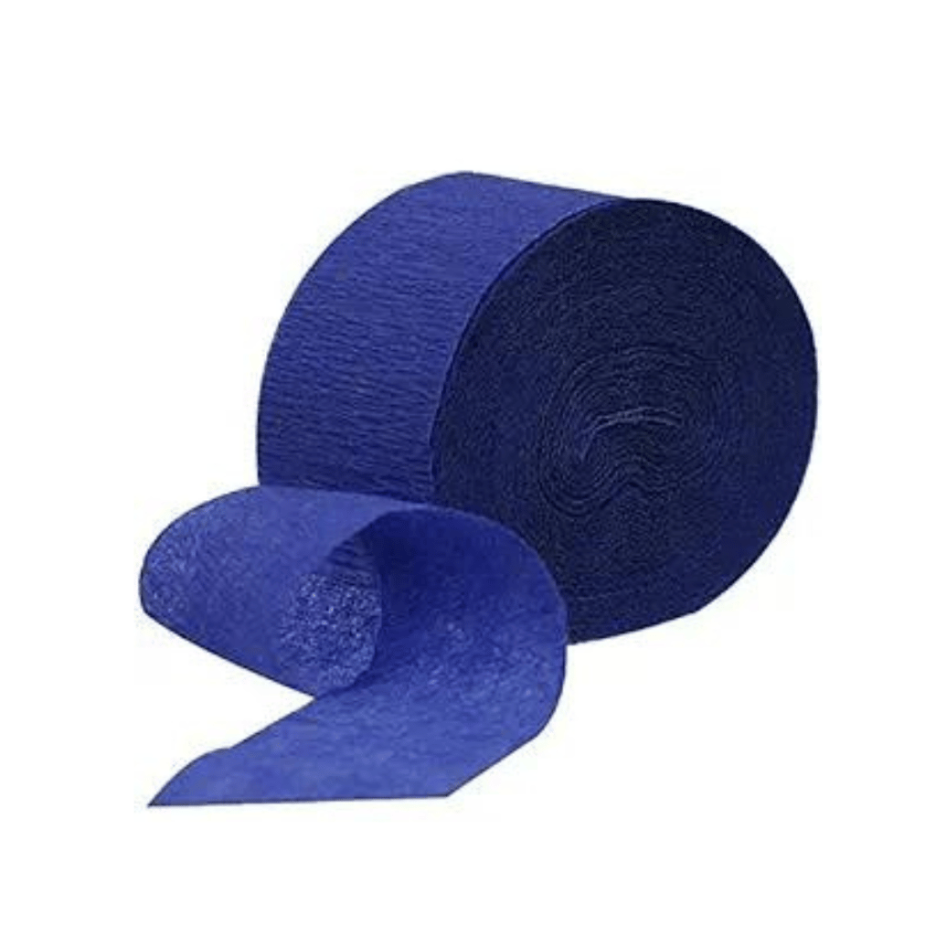 Crepe Streamers Dark Blue - 4PC - Party and Festive Needs | Buy online on ZillyBuy