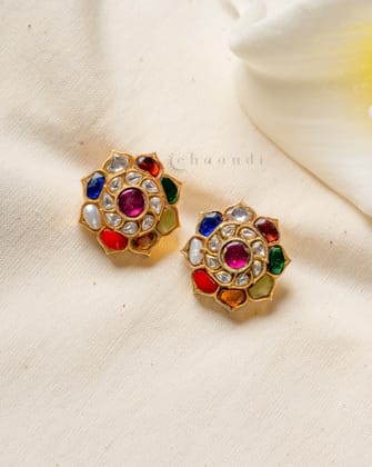 Gold Polish Silver Earrings CHE2000