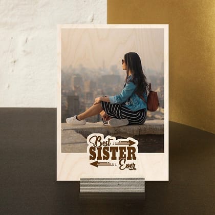 Personalised | Best Sister Ever-5x7 Inch