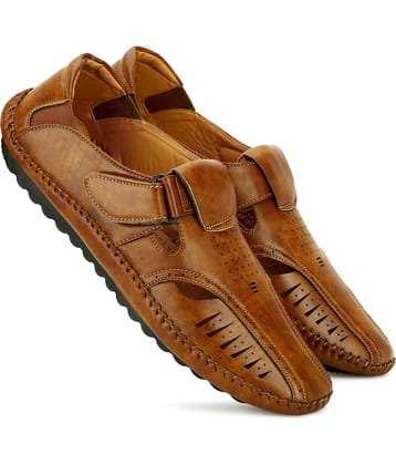 Buxton - Tan  Men's Sandals