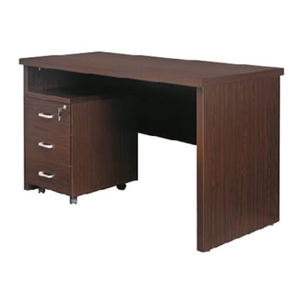 Study Time - Desktop Tables for Office, Schools,Living Room with 2 mm PVC Edge Band, 3 Drawer Movable Drawer (CS-CT03)