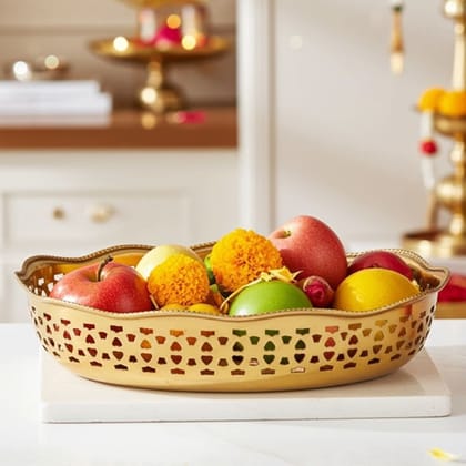 Brass Decorative Tray (ATMAS041 F)