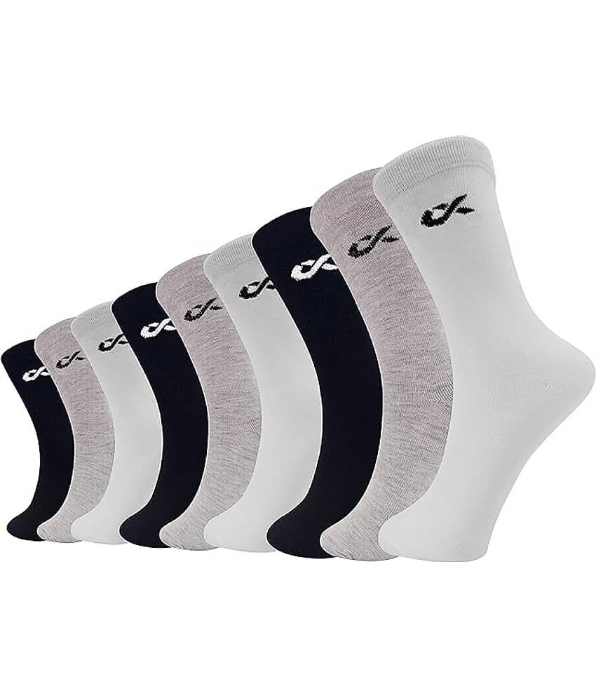 XJARVIS Pack of 9 Men's Cotton Blend Full Length Socks ( Multicolor )