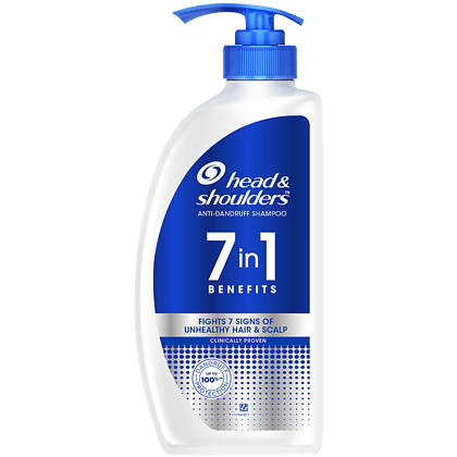 Head & Shoulders Anti-Dandruff Shampoo 7in1 Benefits 650ml