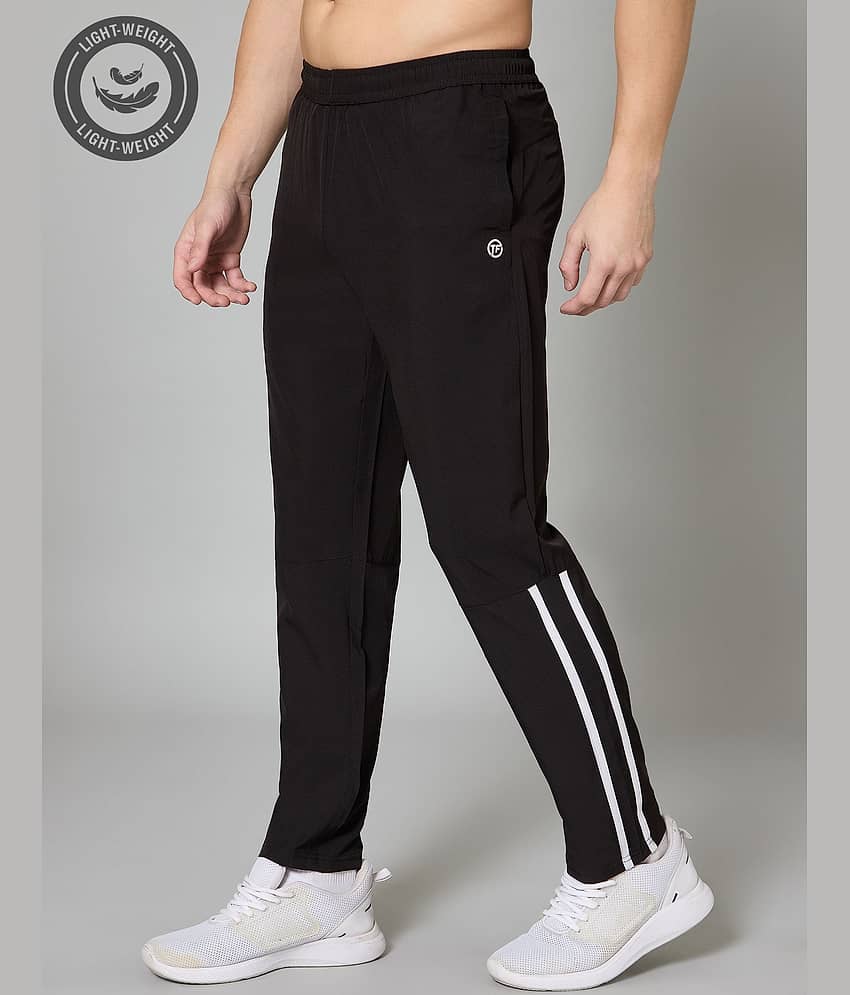Turnfit Black Polyester Men's Sports Trackpants ( Pack of 1 )