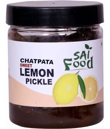 SAi Food CHATPATA Masalo Se Bana Chatpata Sweet Moon Lemon Pickle Nimbu Ka Achar Pickle 250 g